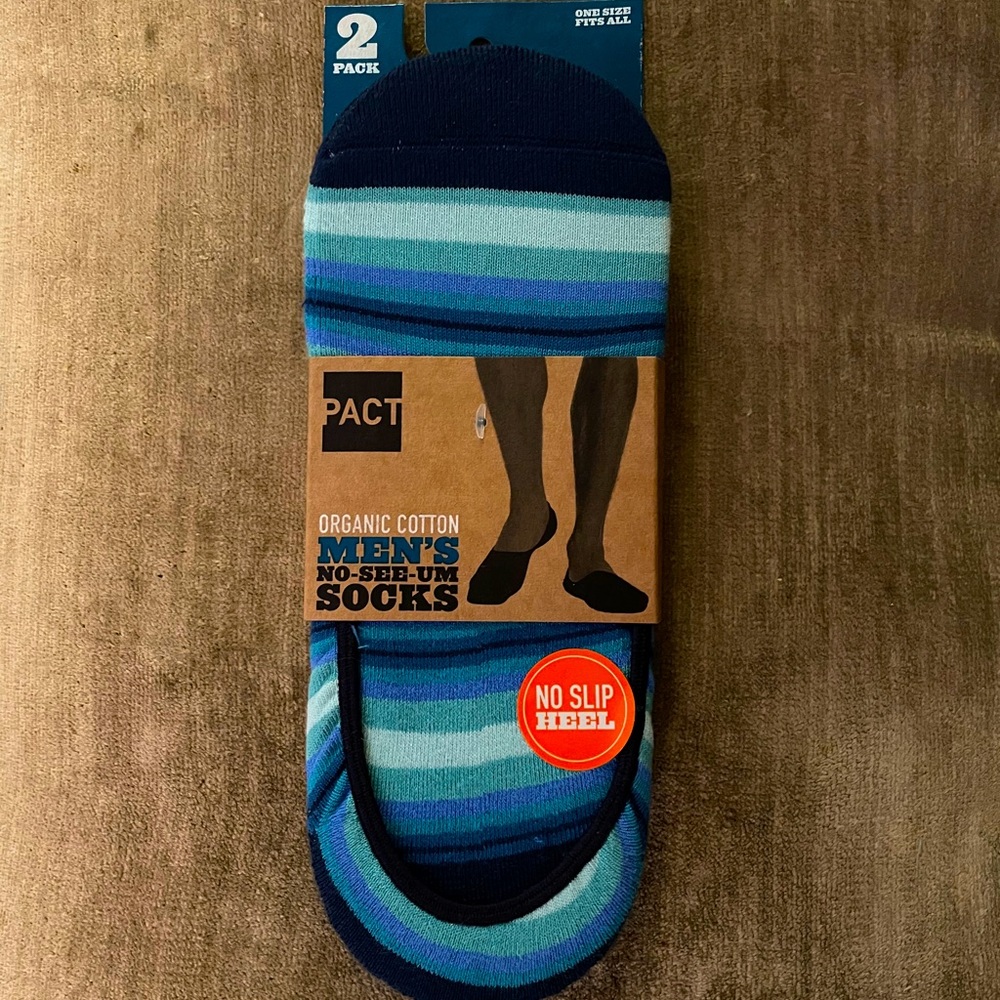 Pact Organic Cotton Men’s No-Show Socks